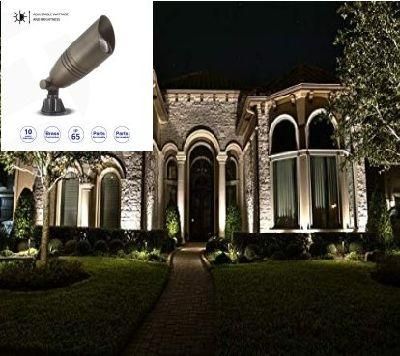 LED Uplight Fixture with Adjustable Wattage and Brightness for Bullet Lighting