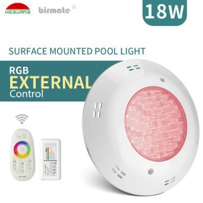 DC12V RGBW External Control 18W LED Color Changing Swimming Pool Light