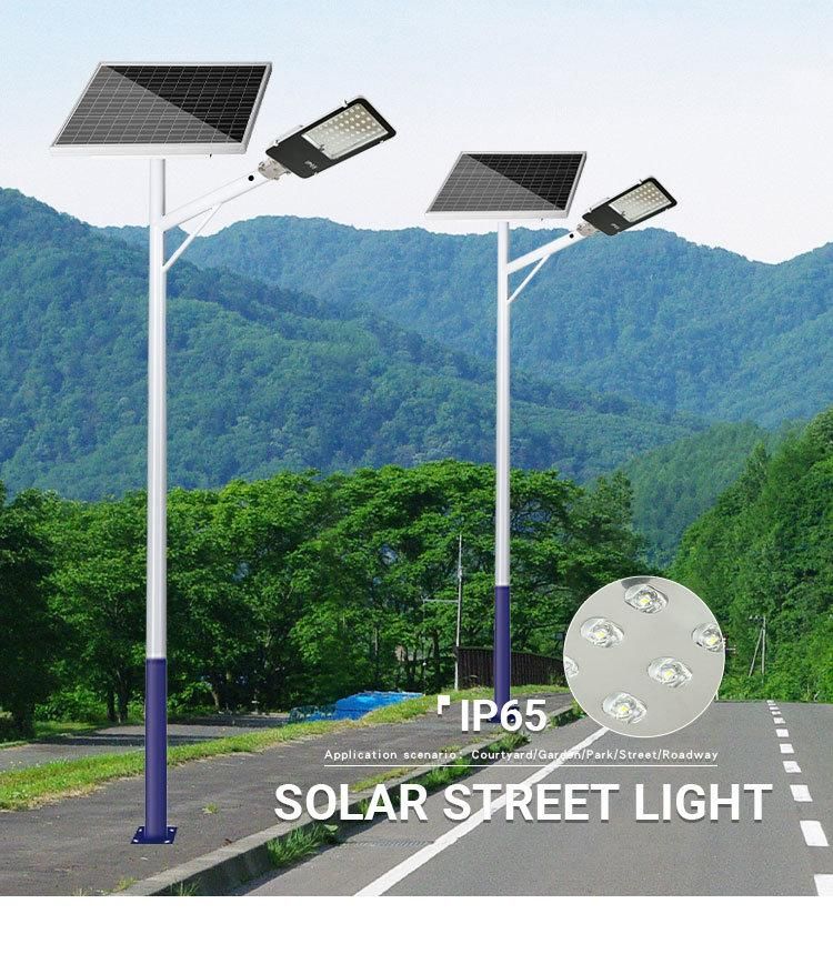 Die-Cast Aluminum 6m Pole Light Outdoor LED Solar Street Lights