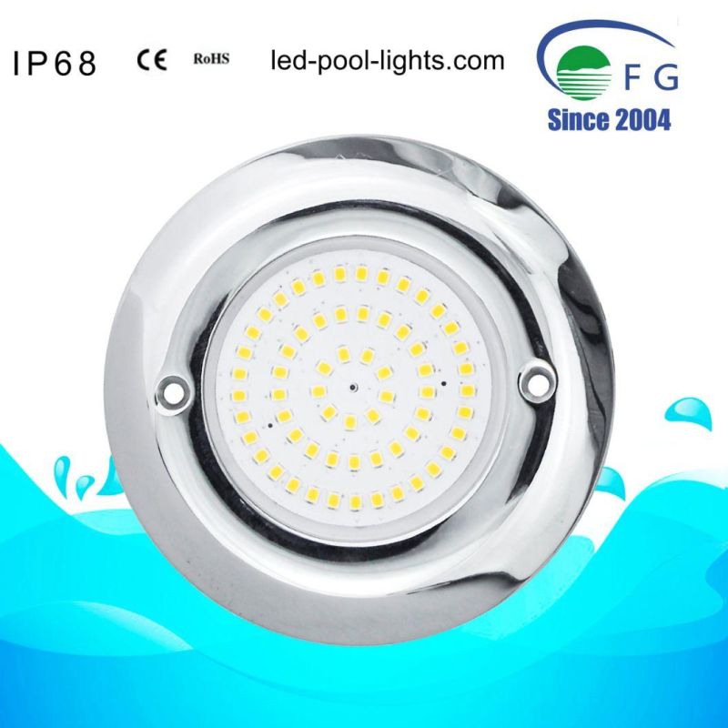 New All-in-One Resin Filled 316 Stainless Steel 6-35W RGB Swimming Pool LED Underwater Light