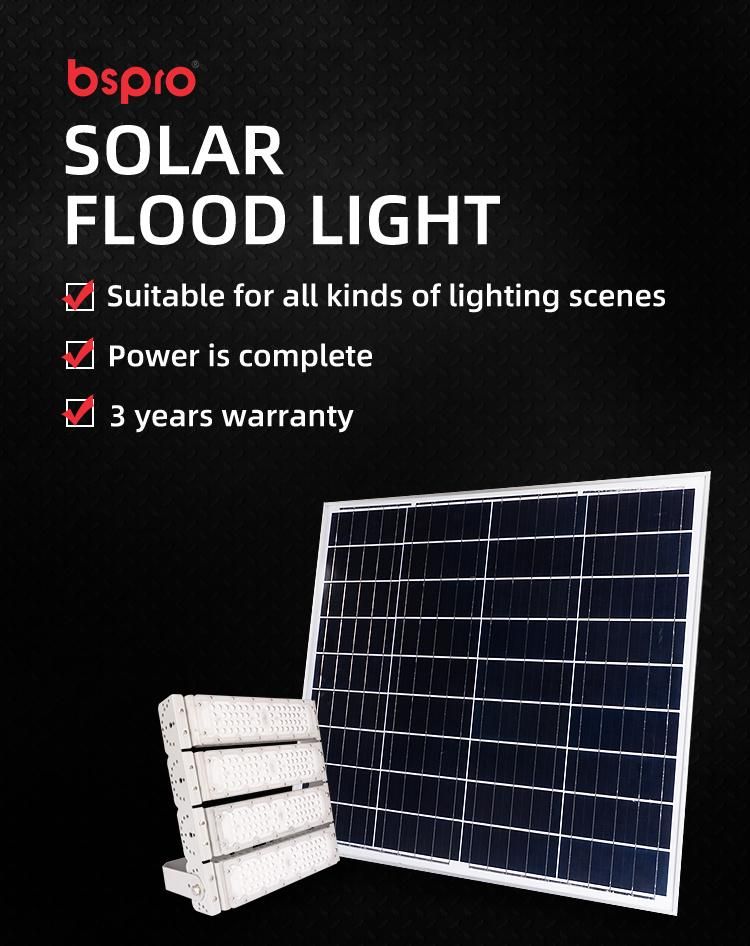 Bspro Super Brightness Outdoor waterproof 2900lm Project Lamp Outdoor LED Solar Flood Lights