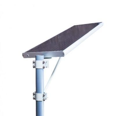 ISO9001 Approved 8m 80W Solar Street Lamp Light, Single Arm Campus Solar Lighting System