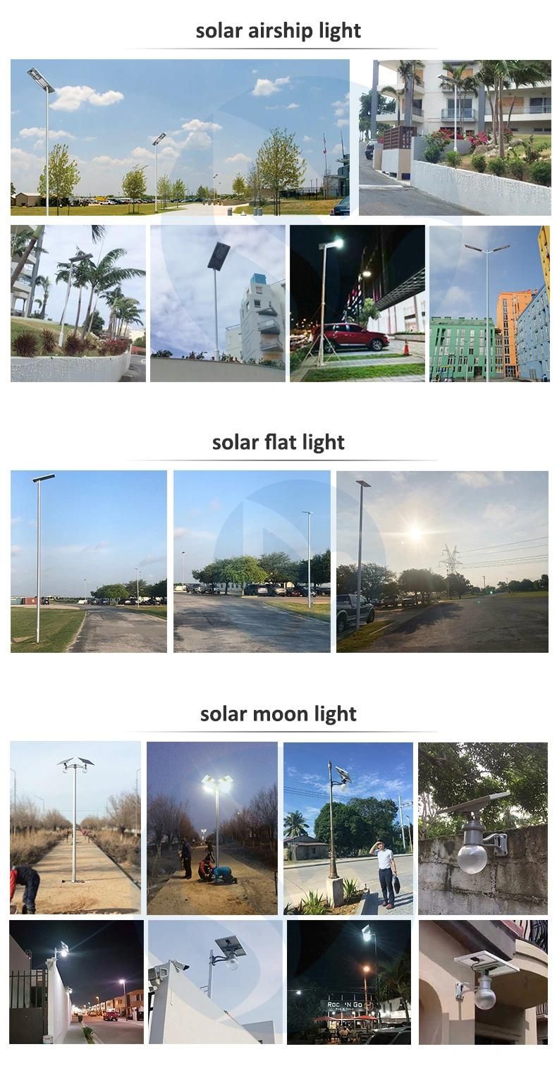 Outdoor All in One Light High Power Solar Lamp LiFePO4 Batery LED Solar Street Light with Solar Panel