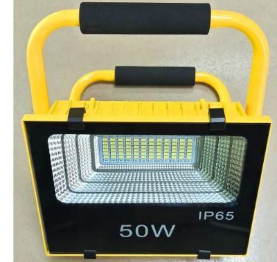 Yaye 18 Hot Sell 50W/100W Portable Solar Flood Light/ 50W/100W Portable Solar Recharge LED Spotlight