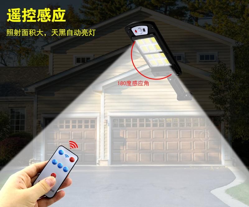 240 COB Solar LED Light Waterproof with PIR Motion Sensor, Smart Remote Control