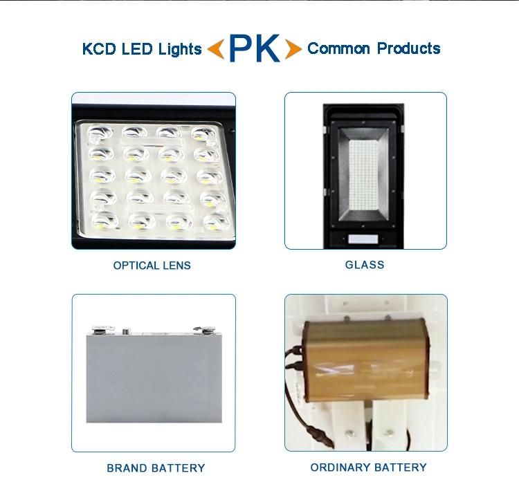 New SMD Smart Solar LED Street Light Aluminum 50W Commercial