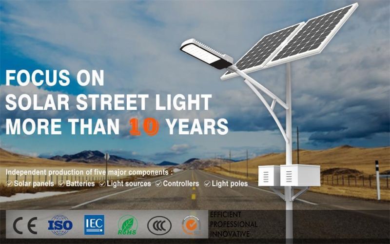 30/50/60/100W 11m Steel Pole LED Solar Street Light (BDLed015)