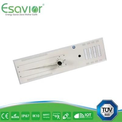 Esavior 200W Integrated All in One Solar Powered LED Solar Light Street/Pathway/Garden/Flood Light with Motion Sensor