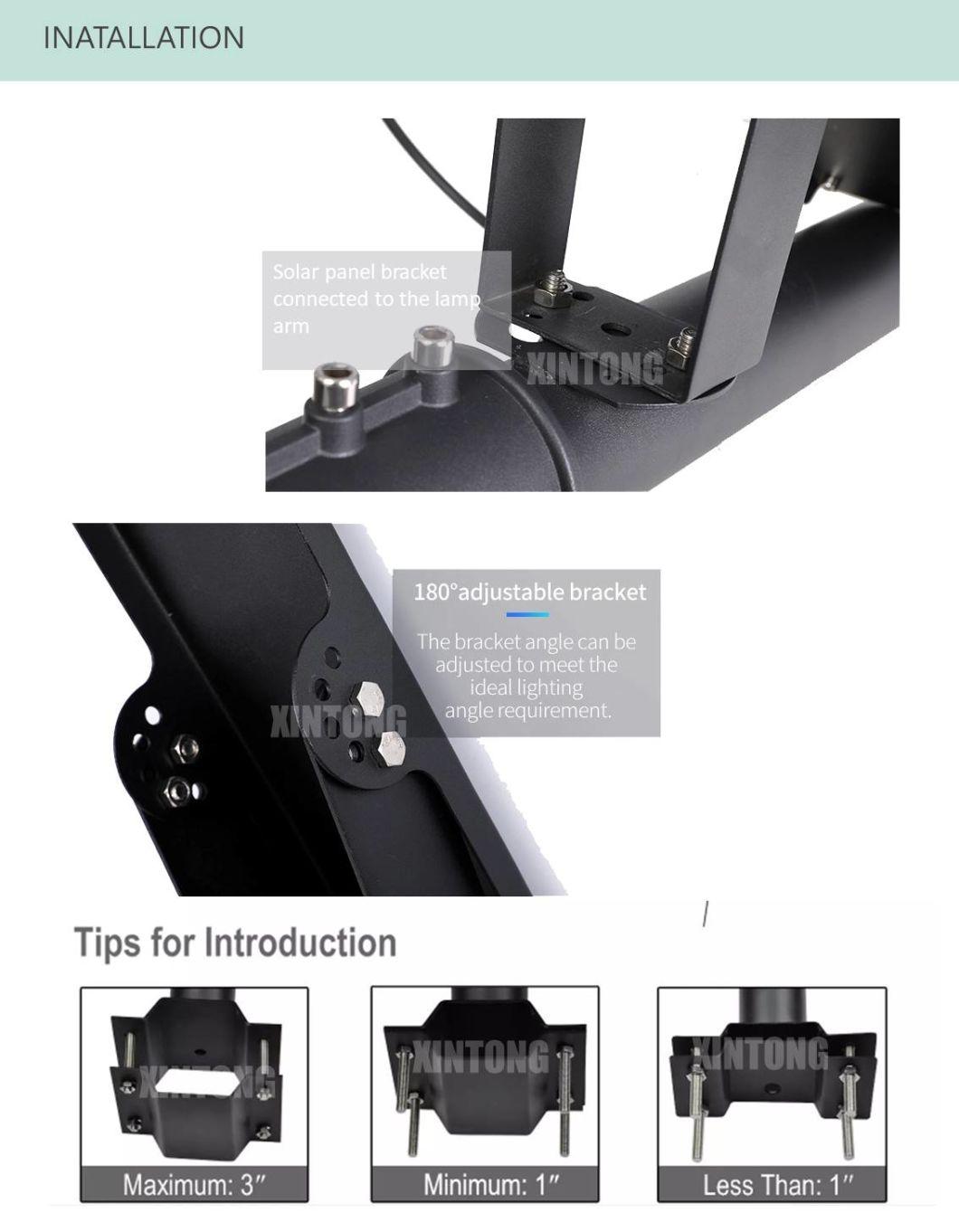 Die Casting Aluminum Outdoor LED Solar Street Lamp IP65