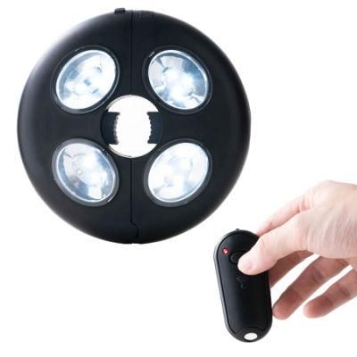 OEM China Factory Manufacturer Patio Umbrella Light 2 Brightness Modes Cordless 12 LED Lights at 100 Lumens-4 X AA Battery Operated