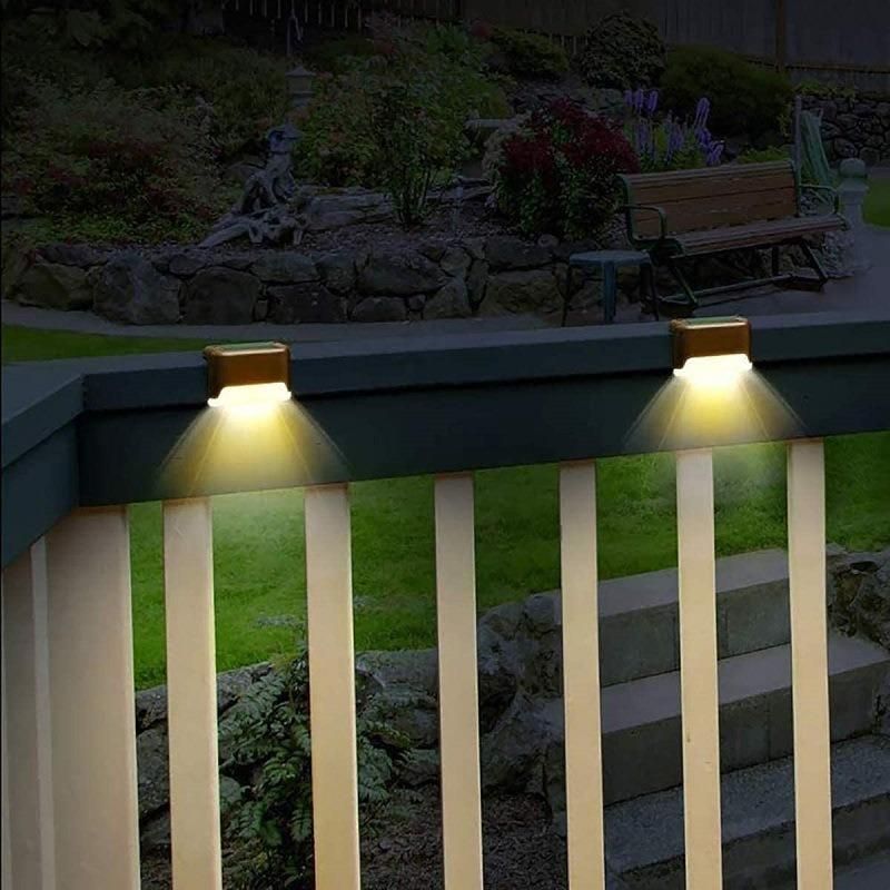 Outdoor Solar Light Deck Waterproof Solar Lights for Stairs Step Fence Wbb15467