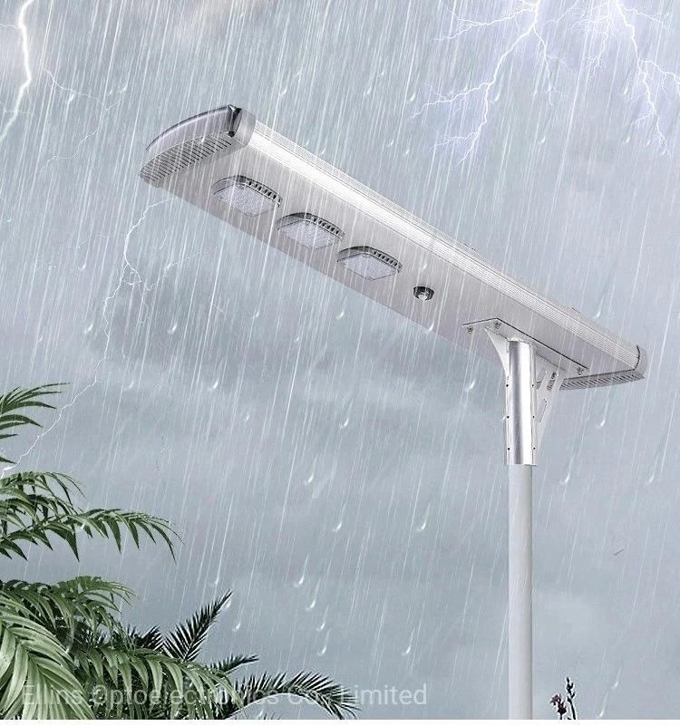 New All in One Solar Street Light with Adjustable Panel for Us Market