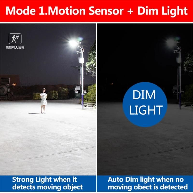 2020 Outdoor Remote Control Sensor Solar LED Street Lights