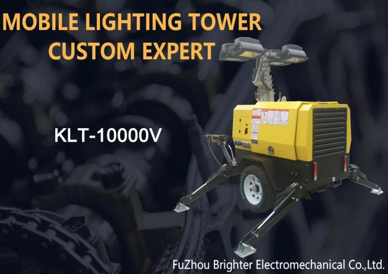Emergency and Rescue Mobile Lighting Tower with Metal Halide