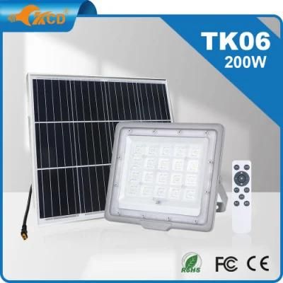 Professional Manufacturer Low Price All in One Dual RGB Warehouse LED Solar Flood Light Outdoor 100W 200W 300W