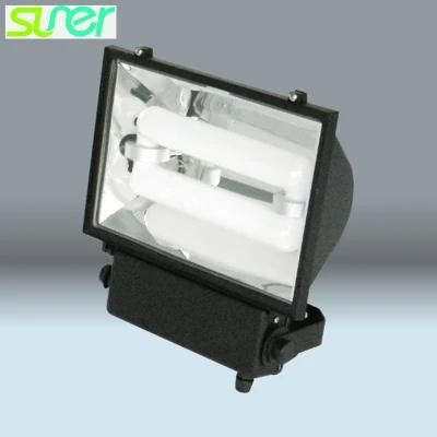 IP65 Electrodeless Lighting Low Frequency Induction Flood Light 100W 5000K