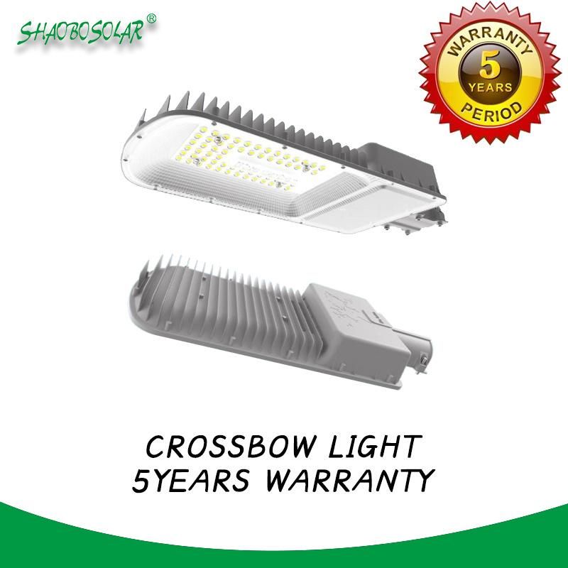High Quality Solar Street Light Crossbow LED Light 30W