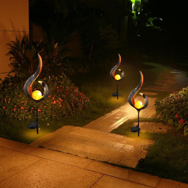 Waterproof Landscape LED Solar Flame Light