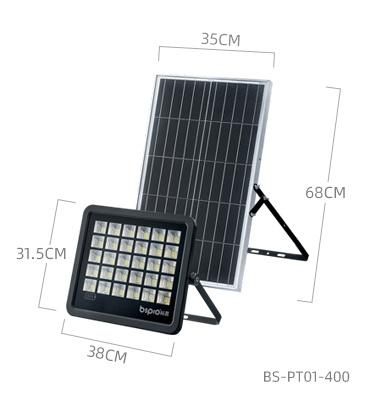 Bspro New Design 80W 200W 300W 400W Security Lamp Portable Solar Flood Light