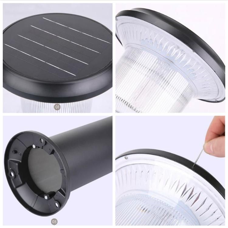 Waterproof Outdoor New Plastic LED Solar Garden Lights