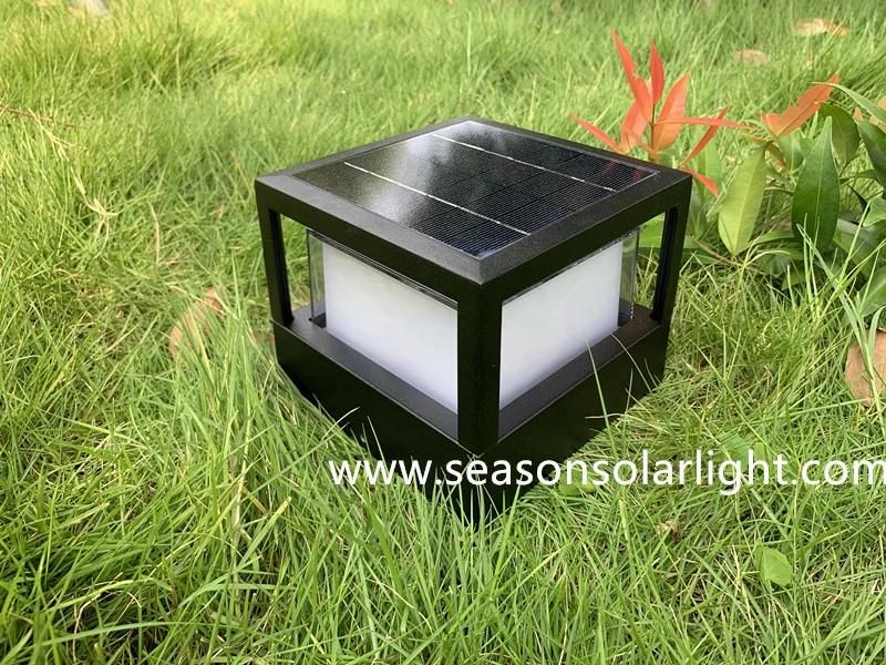 New Energy Saving LED Light Lamp Fence Post LED Garden Outdoor Solar Fence Light with LED Chip