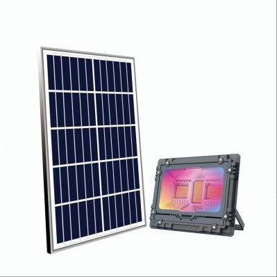 New Outdoor Waterproof Solar Energy LED Flood Light with RGB Lighting