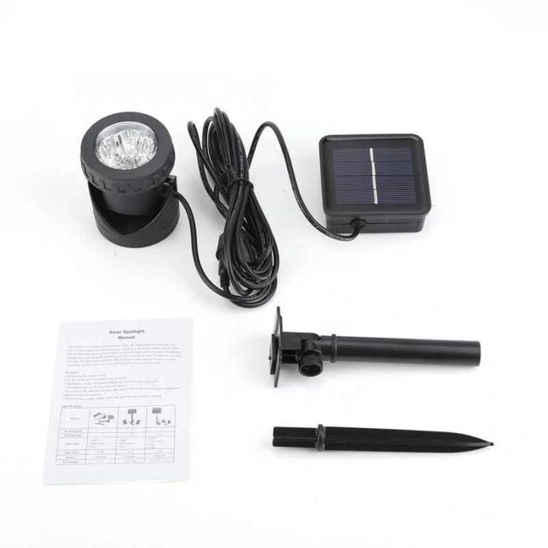 Solar LED Underwater Lights for Pond Light Landscape Spotlight