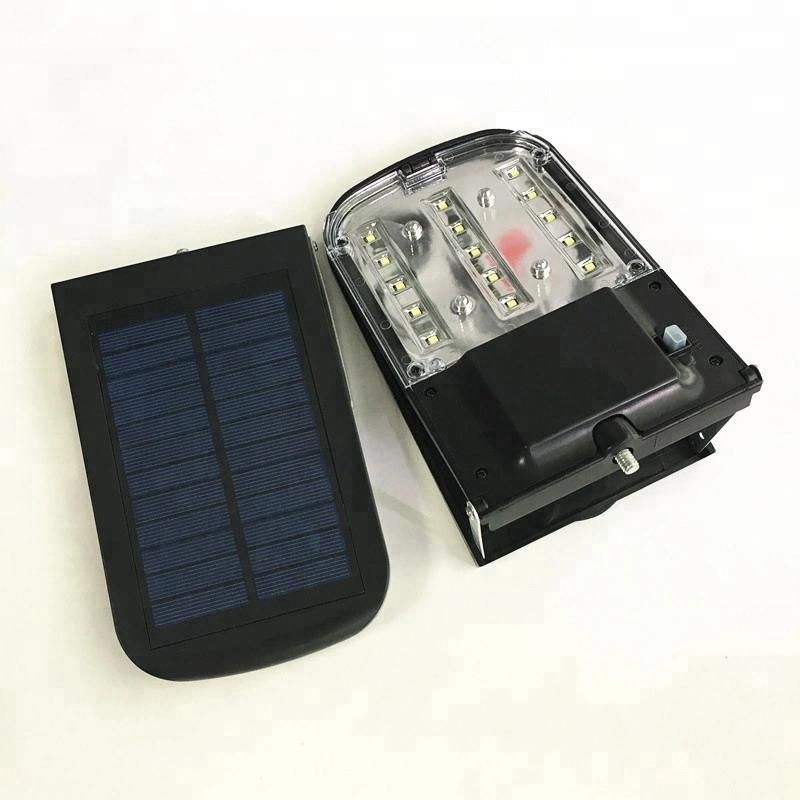 New Folding 15LED Solar Powered Outdoor Wall Light LED Lamp