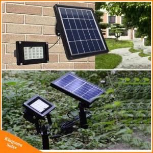 Outdoor Security Lighting 20 LED Spike Solar Flood Light with Remote Control