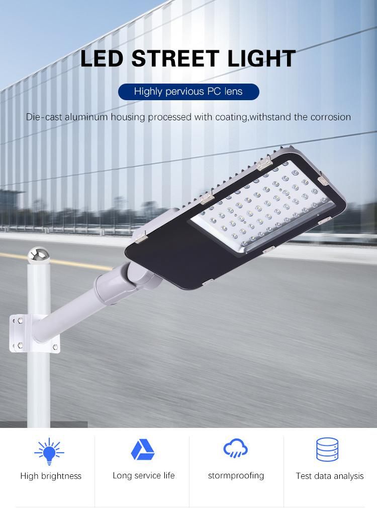 High Quality Excellent Design Real 40W High Brightness Street Light with Bracket Waterproof IP65 Garden Street Yard or Park Solar Street Light CS-Tyjd-40