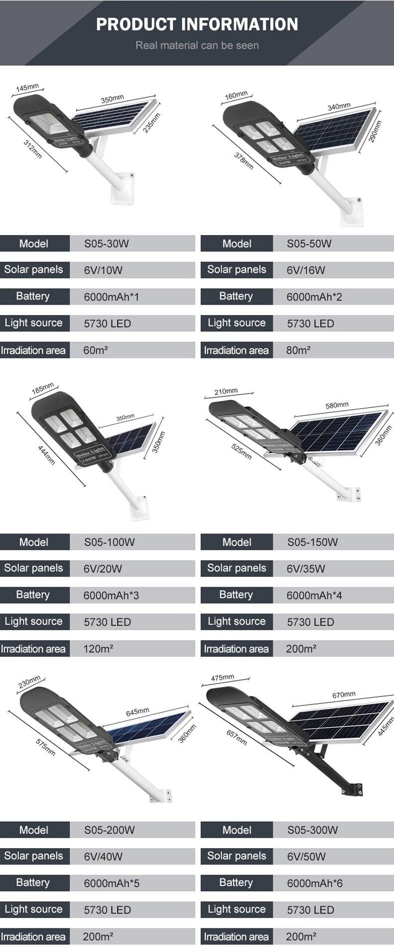 Separated Solar Power LED In 2PCS Street Lights, Decoration Saving Power Home Products Sensor Lighting, Outdoor Waterproof LED Lamps