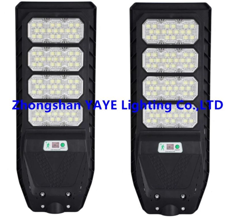 Yaye Factory Price Outdoor IP66 Waterproof 300W/400W/500W High Brightness All in One LED Solar Street Light with 1000PCS Stock
