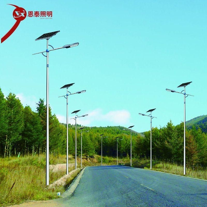 Outdoor High Efficiency Energy Saving Waterproof IP65 LED Solar Street Lighting with Panel