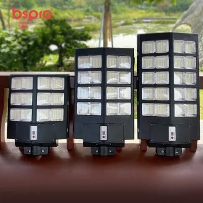 Bspro Classic Design All in One Lights Remote Control IP65 Waterproof Outdoor 500W LED Solar Street Light