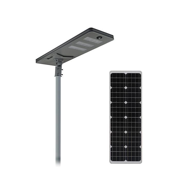 PWM or MPPT Controller 50W Solar Powered Solar Outdoor LED Street Light