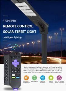 55W High Quality Aluminum Alloy Integrated Waterproof Motion Sensor Solar All-in-One LED Street Light