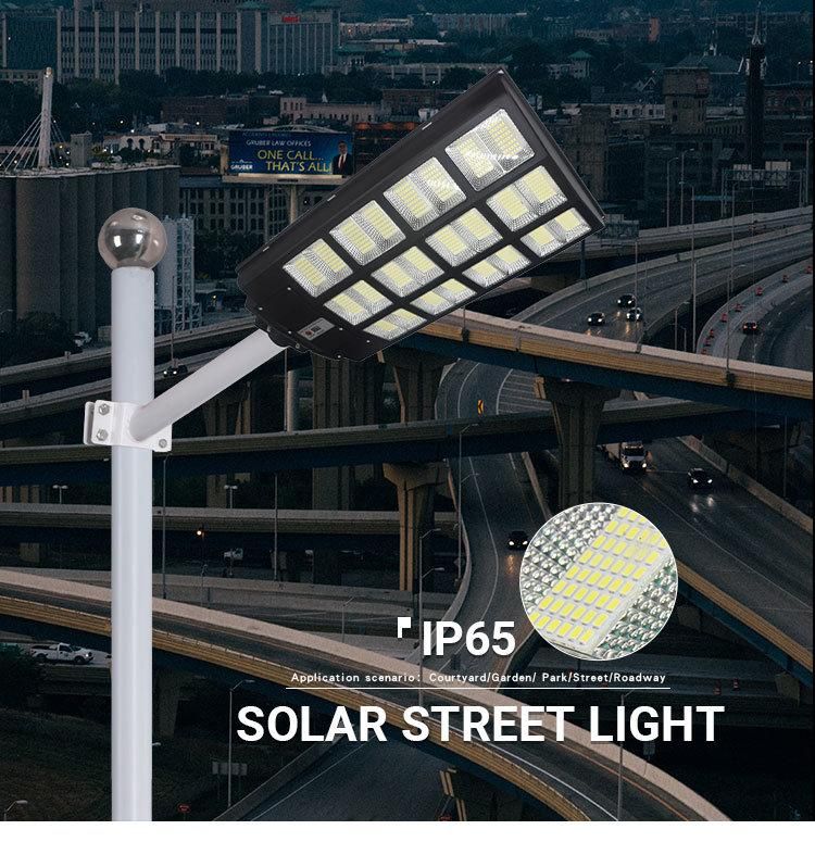 High Power 600W Waterproof Solar Powered Garden Light LED Induction Street Light