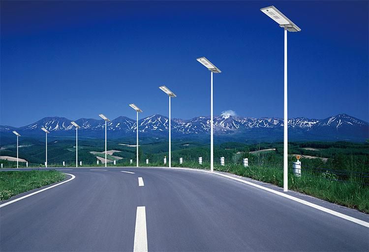 CE RoHS Approval LED Street Lighting Solar Power Street Light with Solar panel