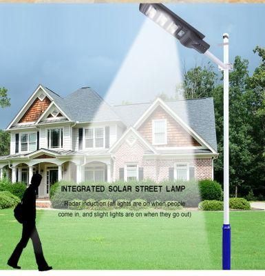 Integrated Intelligent Solar Street Light Dusk to Dawn Automatic on off