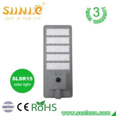 150lm/W All in One Soalr Outdoor Road Lighting LED Lamp Time Control and Light Control/ Microwave Sensor Integrated IP66 LED Solar Street Light