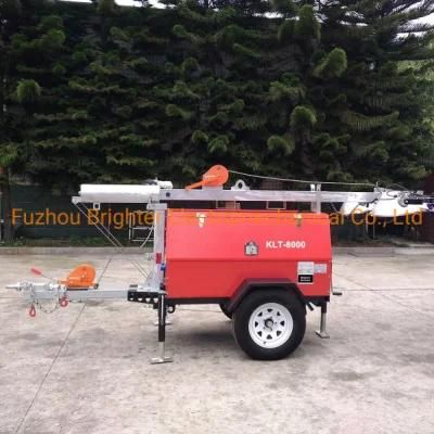 9 Meters Mast Metal Halide Mobile Tower Light