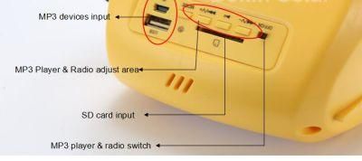 High Efficiency Portable off Grid LED Panel Light Solar Lantern with Radio