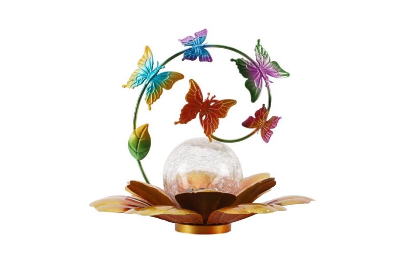 Garden Decoration Light Waterproof Lotus Butterfly Solar Light