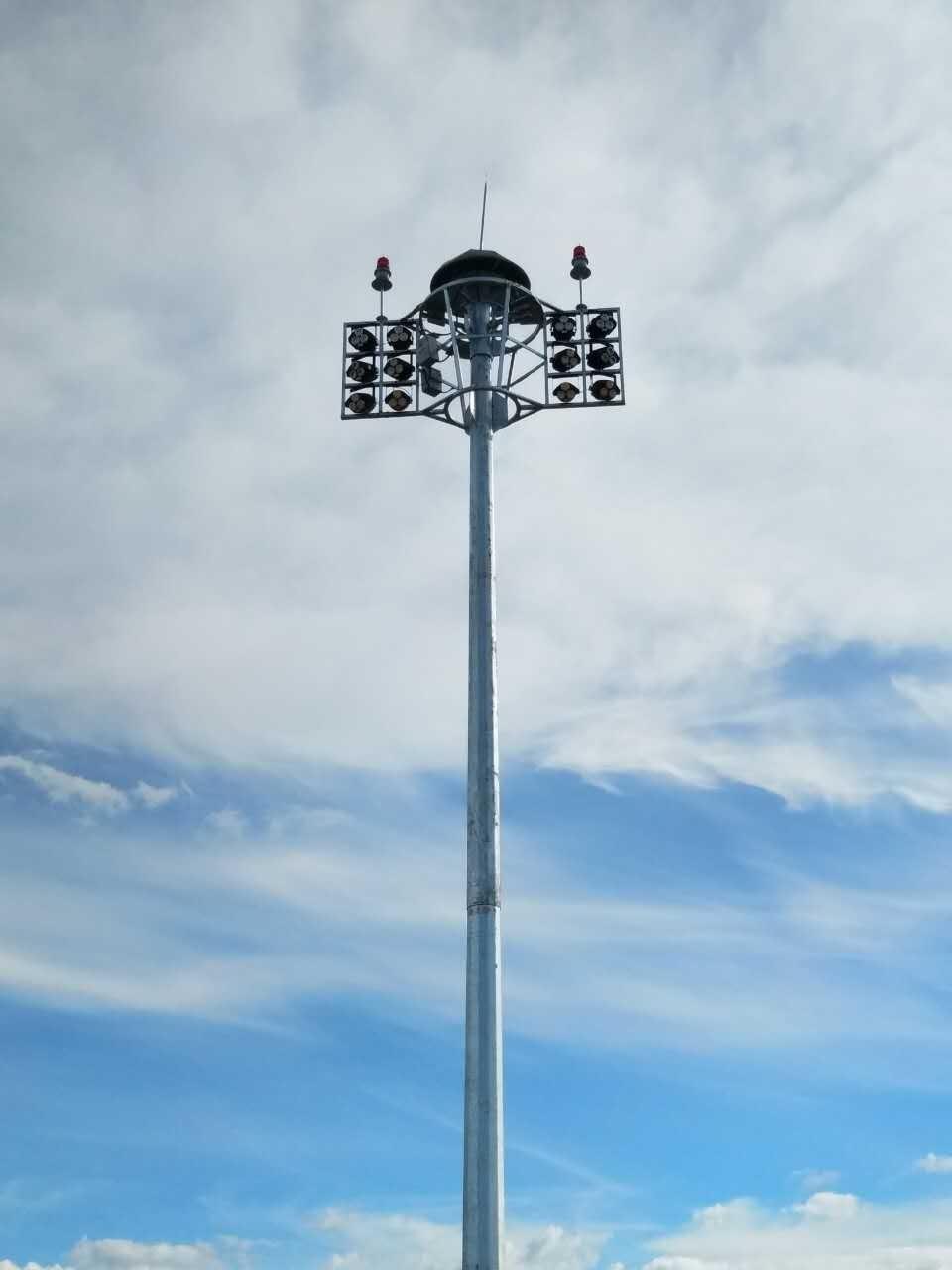 35m High Mast Lights for Stadiums with 18years Factory