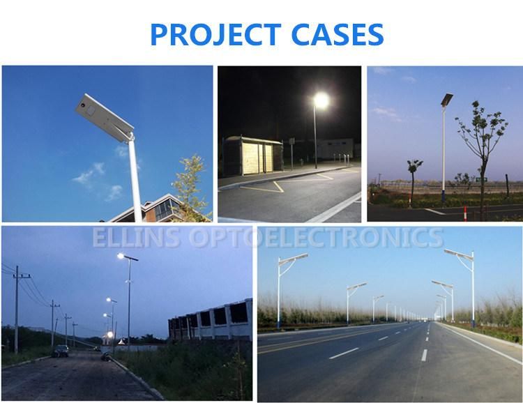 20W 40W 50W 60W 80W 100W 120W All in One Integrated LED Solar Street Light with Battery Drawer