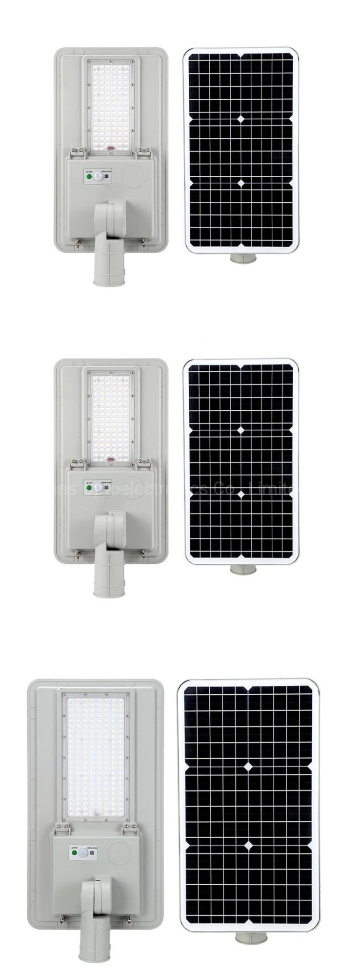 Outdoor Garden Solar LED Street Lights 30W with Poles