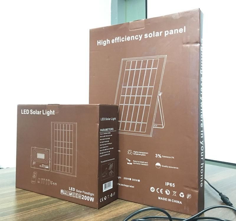 IP65 SMD LED Solar Floodlight, 120W Solar Powered LED Flood Light Outdoor with Remote Control