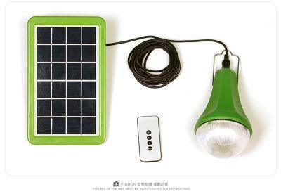 Rechargeable Solar Lights Kit Portable Solar LED Pendant Lamps with Solar Panel for Home Emergency