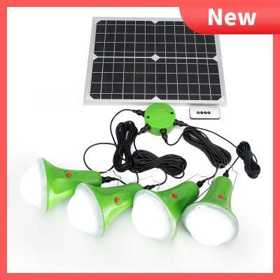 Solar Power System Lighting Home Camping Tent Hiking Light
