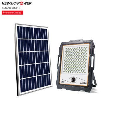 Outdoor Waterproof Adjustable Heads Save Energy Wall Mounted Solar Powered Flood Lights with WiFi 1080P Camera